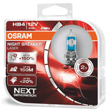 OSRAM NIGHT BREAKER LASER HB4, Halogen-Scheinwerferlampe, 9006NL-HCB, 2er Set