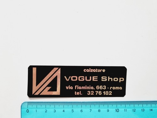 Aufkleber vogue shop - shop, schuhe