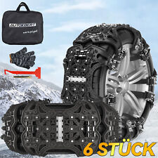 6x   Anti-Rutsch Schneekette LKW Schnee Eis Reifen Schneeketten Reifenkette Auto