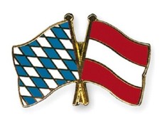 Bayern-Österreich Freundschafts Pin - Oktoberfest Pin - Wiesn Anstecker