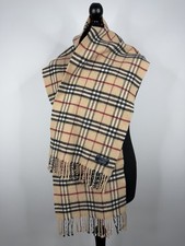 Burberry Unisex Schal Beige Nova Check Karo 185x29
