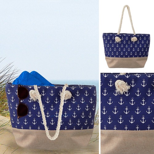 Strandtasche maritim anker - maritim, /