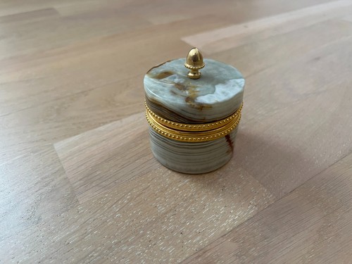 Vintage onyx schmuckdose - vintage, –