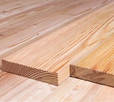 Terrassendielen Sibirische Lärche geriffelt 27x140mm, Holzterrasse Dielen 8-80m²