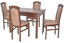 5tlg. Tischgruppe, Essgruppe 5tlg. in 4 Farben, Esstisch ausziehbar