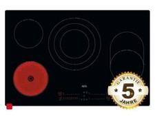 Glaskeramikkochfeld autark AEG HK857870IB 80cm flächenbündig XL Paellakochzone