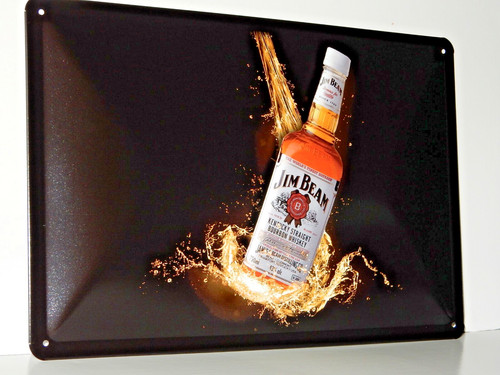 Blechschild jim beam - blechschild,