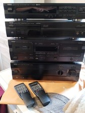 Yamaha HiFi Anlage,  Verstärker AX592 , CD-Player , Tuner, Doppel-Kassettendeck