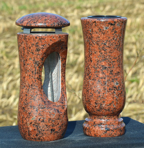 Grablaterne vase grablicht - vase,