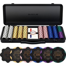 Pokerchips Set 14g Black Gold
