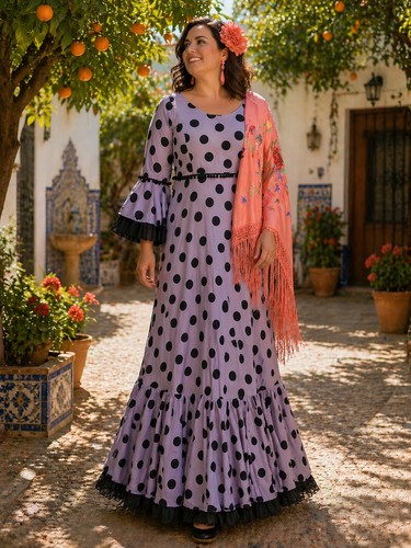 Spanisches flamenco feria - flamenco,