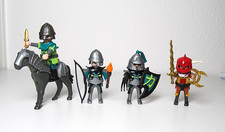 4 Playmobil KNIGHTS Samurai Asia Ritter Krieger mit 1 Pferd aus 5493 Mittelalter