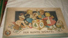 altes DDR Würfelspiel Brettspiel "Der bunte Würfel"   ca 1970