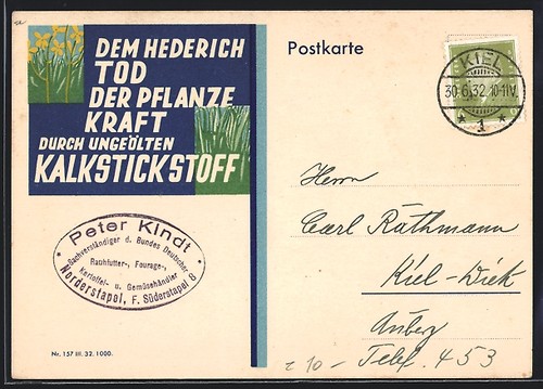 Reklame für - ak,
