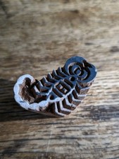 Indischer Holzstempel Für Textildruck Skorpion