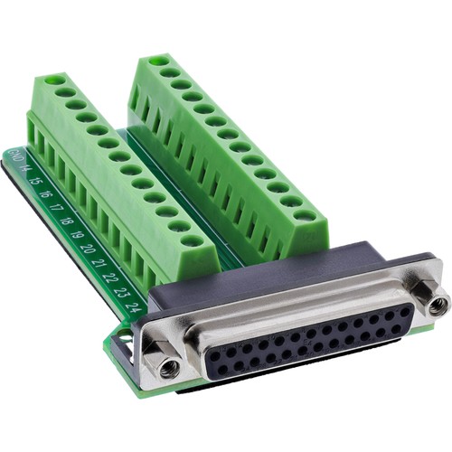 Sub terminalblock buchse - d-sub, 25