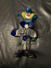bunter Clown aus Glas -