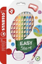 STABILO EASYcolors Buntstifte 12er Pack Ergonomisch Rechtshänder Mit Spitzer