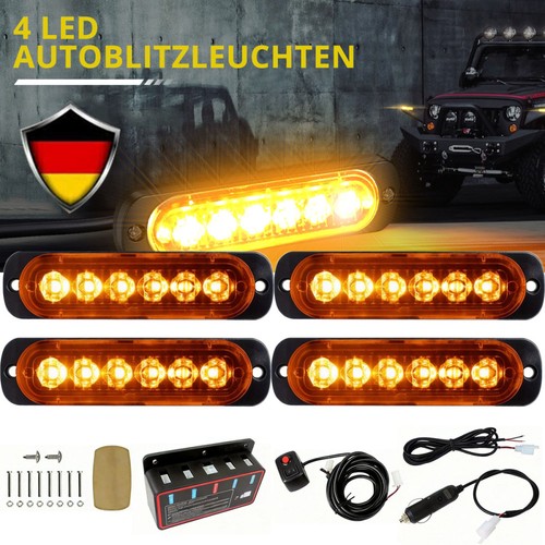 12v led frontblitzer - 6-led,