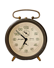 Tischuhr mit Wecker mechanisch