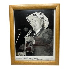 Mac wiseman autographed signed - wiseman,
