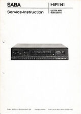 Service Manual-Anleitung für Saba Ultra HiFi 9120 