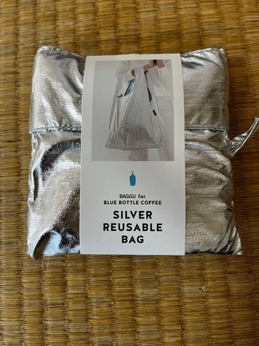 Baggu silver eco bag - bag, blue