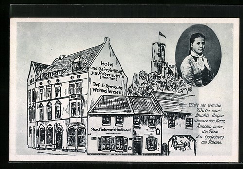 Künstler bad godesberg - künstler-ak,