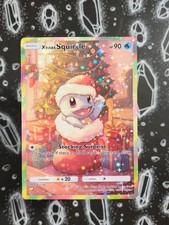 Xmas Squirtle / Schiggy| Custom Fan Pokemon Giftcard | Stars Full Art