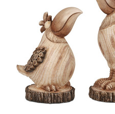 Dekofigur Vogel HOLZOPTIK H