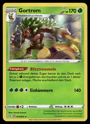 Gortrom 013 072 holo rare - gortrom,