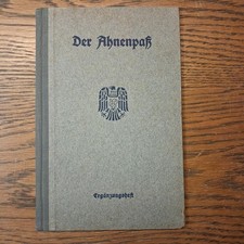 Ahnenpaß  Ergänzungsheft/