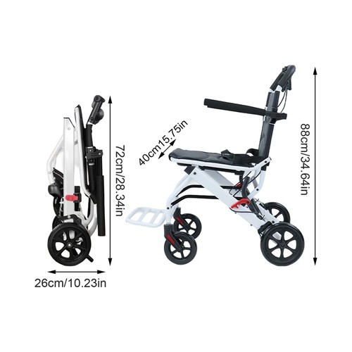 Yoho rollstuhl faltbar - rollstuhl,