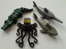 LEGO OCTOPUS SÄGEFISCH HAIE