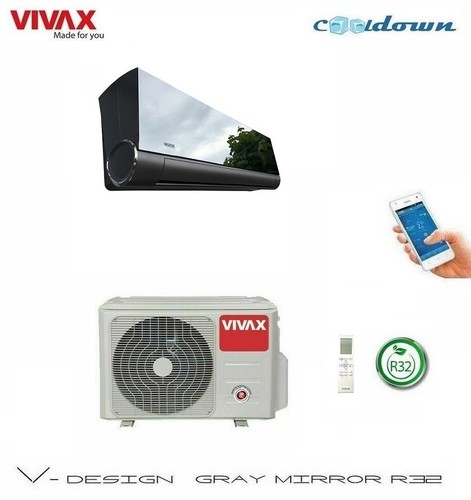 Vivax design gray mirror - gray,