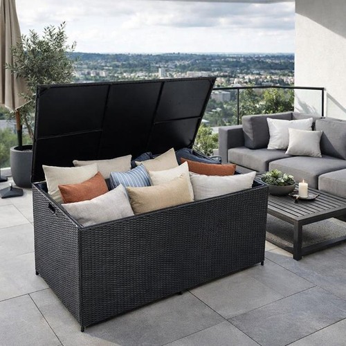 Auflagenbox poly rattan 870 - auflagenbox,