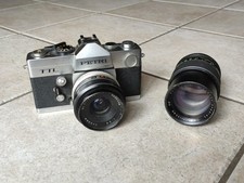 Petri TTL SLR Kamera Analog mit 135 & 35 mm Objektiv Vintage Japan Spiegelreflex