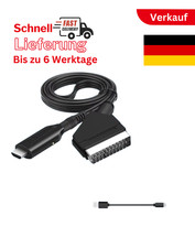 SCART zu HDMI Adapter Kabel 1m Konverter Wandler Full HD Video Audio für TV DVD