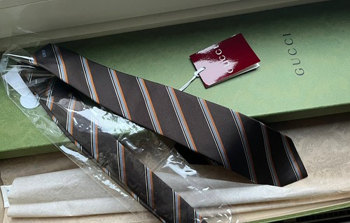 Gucci krawatte gestreift new - krawatte,