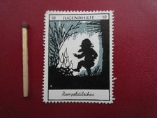 Märchen : Reklamemarke  :  Rumpelstilzchen    JUGENDHILFE