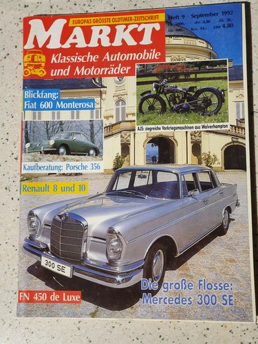 Oldtimer markt ajs - markt, 9/92