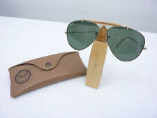 Ray Ban Outdoorsman Gold/Grün 58-14 B&L USA Bausch & Lomb Vintage - RAR !
