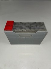 MAPPEI Ordnerbox grau mit roten Mappen N002