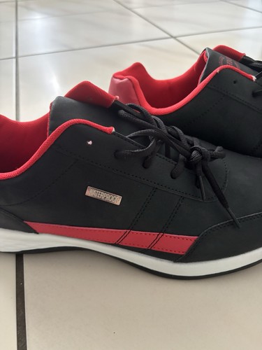 Sneaker schwarz rot - 46,, schwarz-rot
