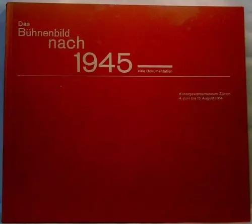 Das bühnenbild nach 1945 - bühnenbild,