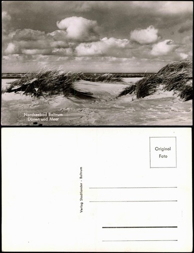 Ansichtskarte baltrum - ansichtskarte,