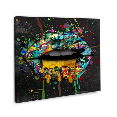 Lippen street art pop - lippen,