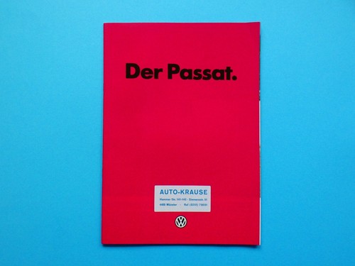 Prospekt katalog vw passat - prospekt,