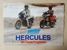 Hercules 50 80 Oldtimer Reklamefaltprospekt Mofa Mokick Leichtkraftrad Motorrad