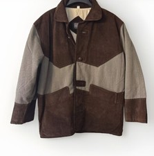 Henry Morell Leather Wool Coat